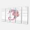 Designart - Pink seahorses Ocean Life - Nautical & Coastal Premium Canvas Wall Art